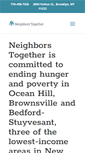 Mobile Screenshot of neighborstogether.org